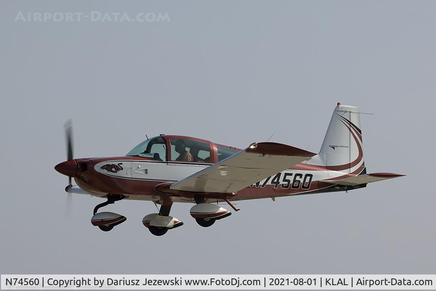 N74560, 1976 Grumman American AA-5B Tiger C/N AA5B-0251, Grumman American AA-5B Tiger  C/N AA5B-0251, N74560