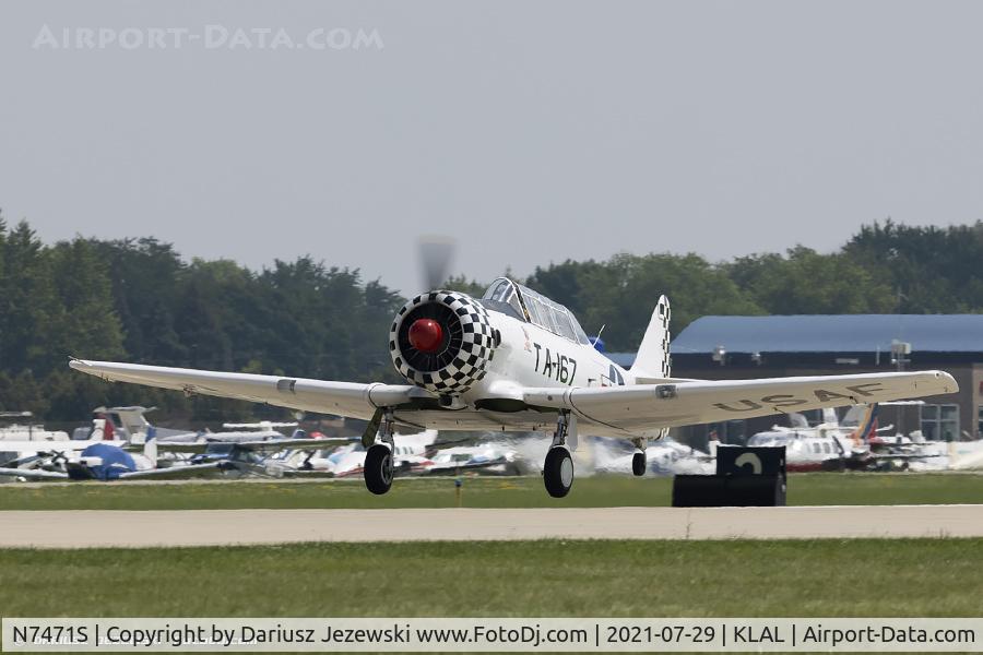 N7471S, 1943 North American AT-6C C/N 88-14167, North American AT-6C Texan  C/N 8814167, N7471S