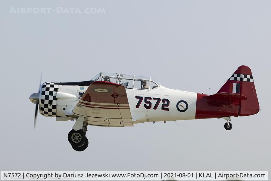N7572, 1941 North American AT-6D Texan C/N 41-34018, North American AT-6D Texan  C/N 41-34018, N7572