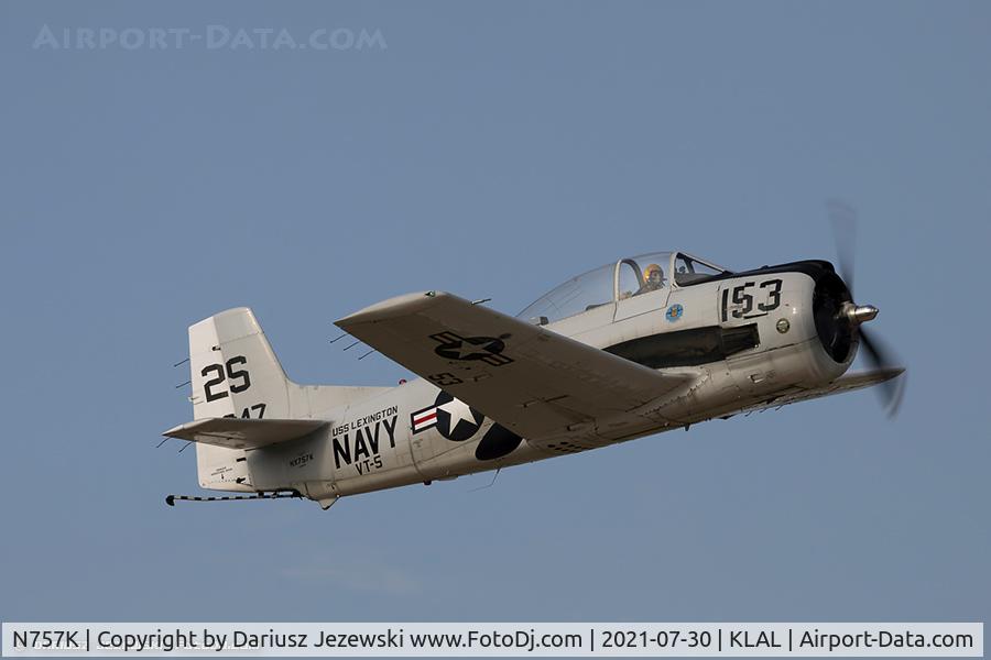 N757K, 1954 North American T-28C Trojan C/N 226-224 (140647), North American T-28C Trojan  C/N 140647, NX757K