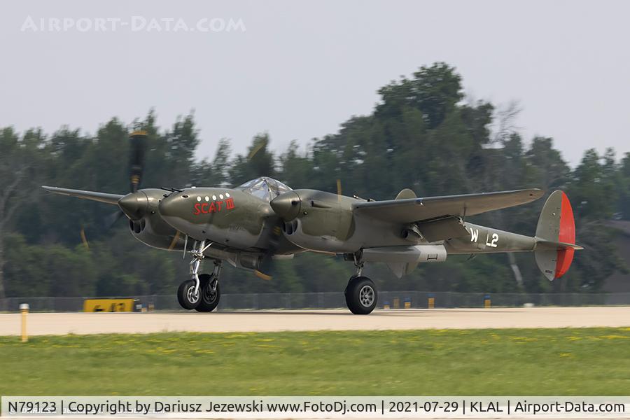 N79123, 1945 Lockheed P-38L-5 Lightning C/N 422-8235, Lockheed P-38L-5 Lightning  C/N 422-8235, NX79123