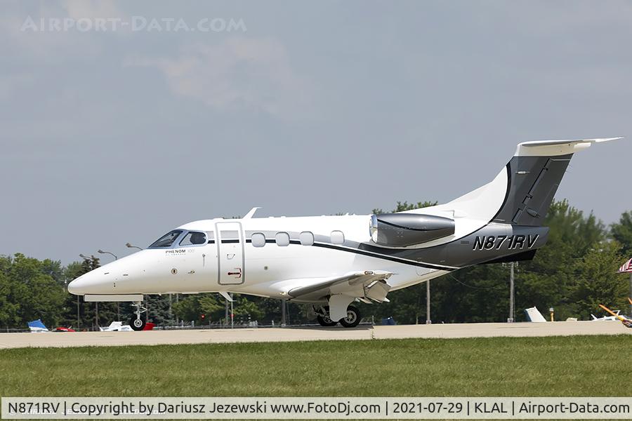 N871RV, 2010 Embraer EMB-500 Phenom 100 C/N 50000218, Embraer EMB-500 Phenom  C/N 50000218, N871RV