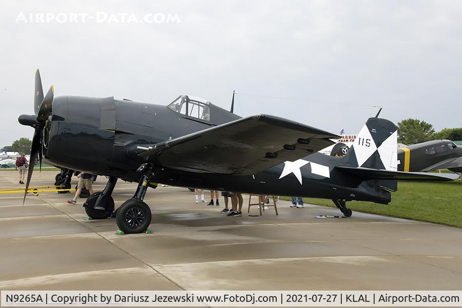 N9265A, Grumman F6F-5 Hellcat C/N A-9790, Grumman F6F-5 Hellcat  C/N 78645, N9265A