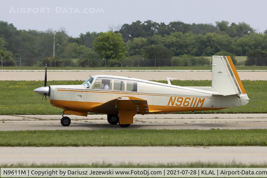 N9611M, 1966 Mooney M20F Executive C/N 670188, Mooney M20F Executive  C/N 670188, N9611M