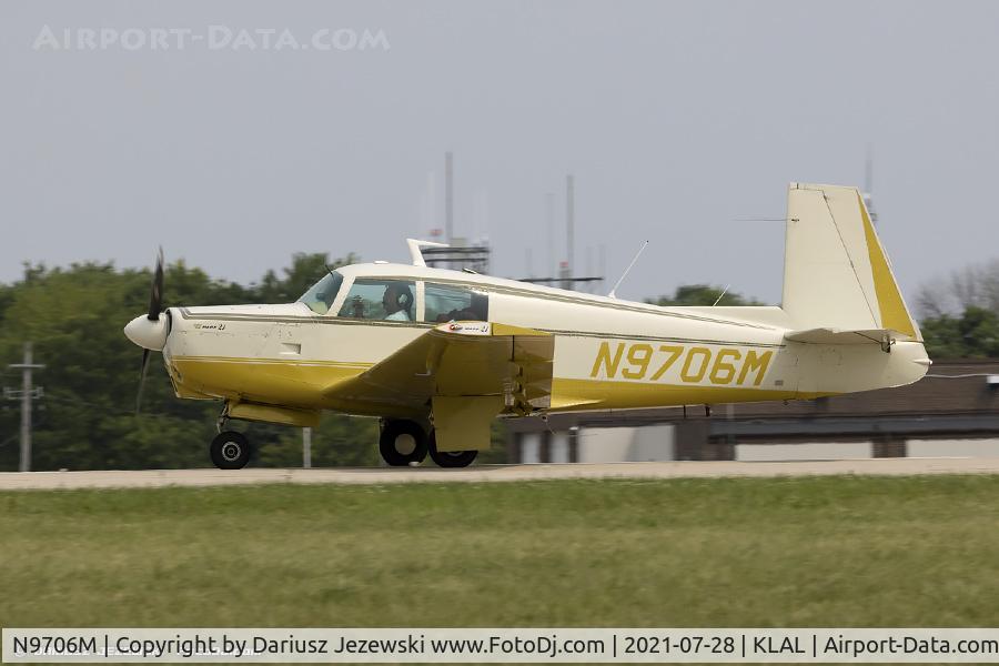 N9706M, 1967 Mooney M20C Ranger C/N 670116, Mooney M20C Ranger  C/N 670116, N9706M