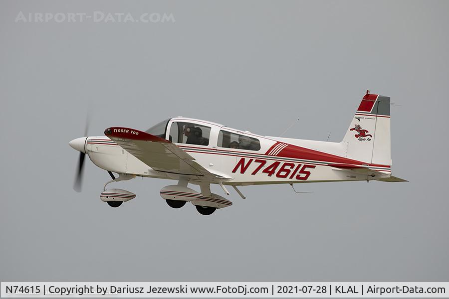 N74615, 1976 Grumman American AA-5B Tiger C/N AA5B-0286, Grumman American AA-5B Tiger  C/N AA5B-0286, N74615