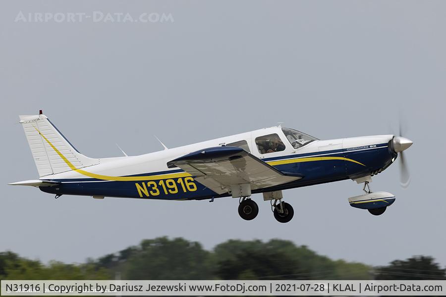N31916, 1978 Piper PA-32-300 Cherokee Six C/N 32-7840155, Piper PA-32-300 Cherokee Six  C/N 32-7840155, N31916