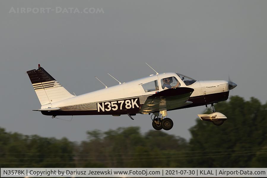 N3578K, 1967 Piper PA-28-140 C/N 28-23636, Piper PA-28-140 Cherokee Cruiser  C/N 28-23636, N3578K