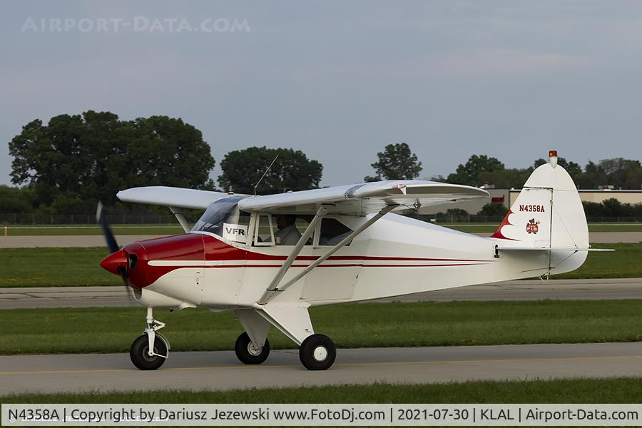 N4358A, 1956 Piper PA-22-150 Caribbean C/N 22-3714, Piper PA-22-150 Tri-Pacer  C/N 22-3714, N4358A