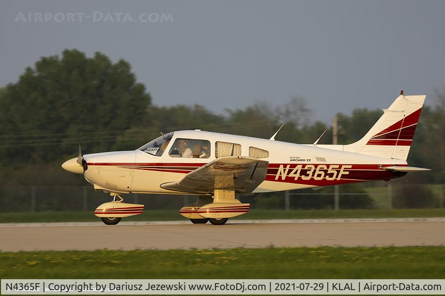 N4365F, 1984 Piper PA-28-181 Archer II C/N 28-8490082, Piper PA-28-181 Archer  C/N 28-8490082, N4365F