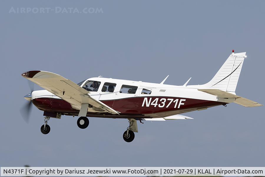 N4371F, 1976 Piper PA-32R-300 Cherokee Lance C/N 32R-7680443, Piper PA-32R-300 Cherokee Lance  C/N 32R-7680443, N4371F