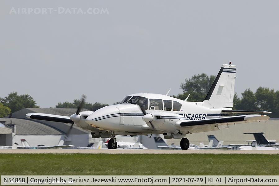 N54858, 1975 Piper PA-23-250 C/N 27-7554158, Piper PA-23-250 Apache  C/N 27-7554158, N54858