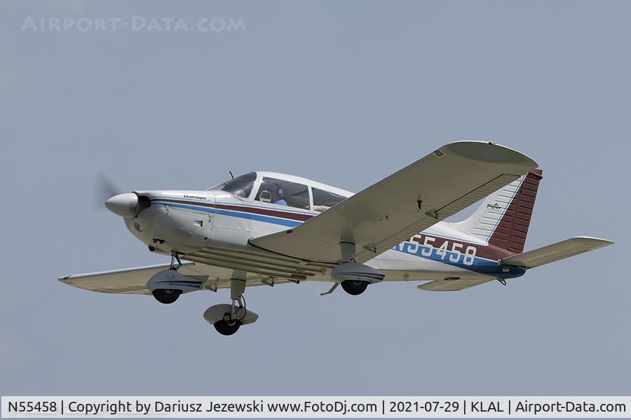 N55458, 1973 Piper PA-28-180 Cherokee C/N 28-7305389, Piper PA-28-180 Cherokee  C/N 28-7305389, N55458