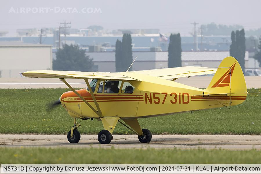 N5731D, 1956 Piper PA-22-150 C/N 22-4431, Piper PA-22-150 Tri-Pacer  C/N 22-4431, N5731D