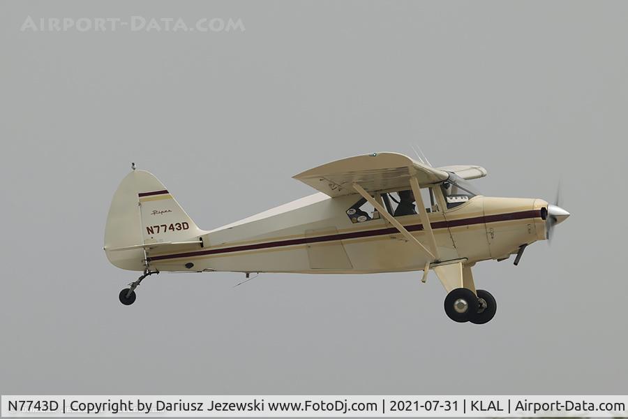 N7743D, 1957 Piper PA-22-150 Tri-Pacer C/N 22-5422, Piper PA-22-150 Tri-Pacer  C/N 22-5422, N7743D