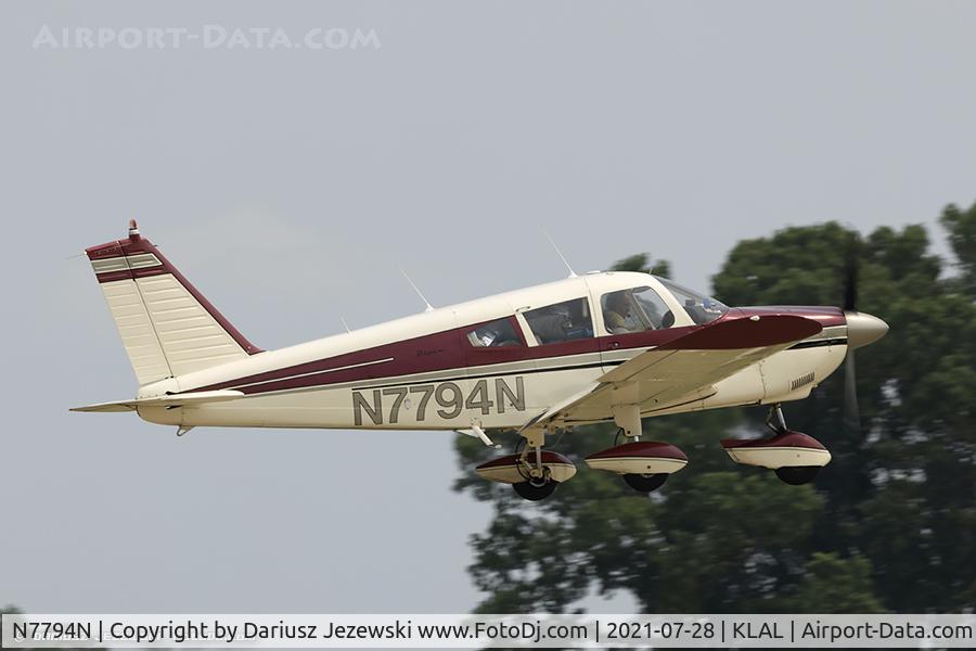 N7794N, 1968 Piper PA-28-180 C/N 28-5243, Piper PA-28-180 Cherokee  C/N 28-5243, N7794N