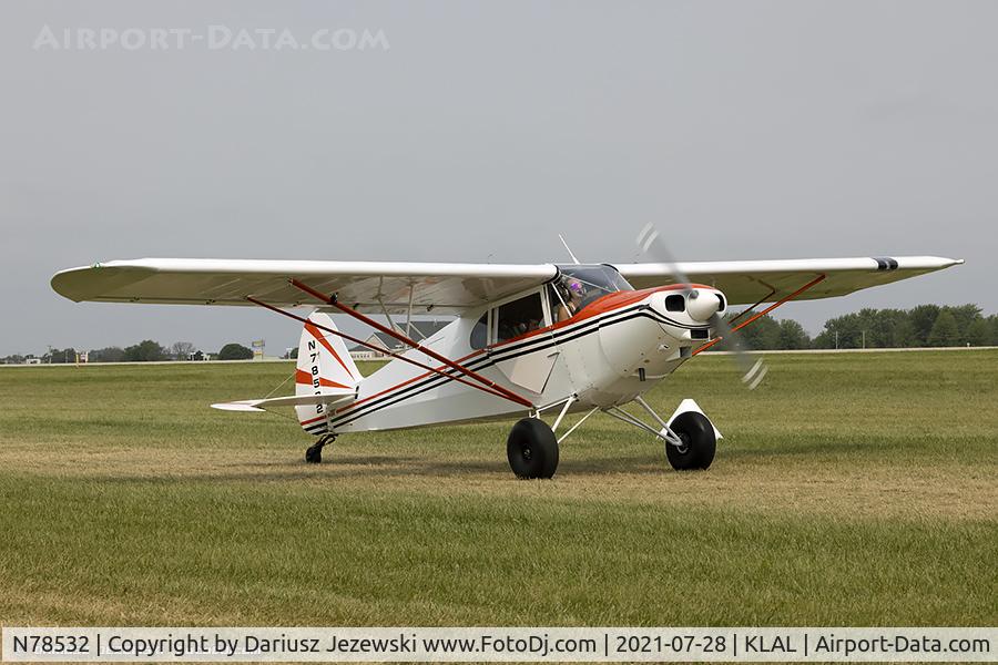 N78532, 1947 Piper PA-12 Super Cruiser C/N 12-3914, Piper PA-12 Super Cruiser  C/N 735934, N78532