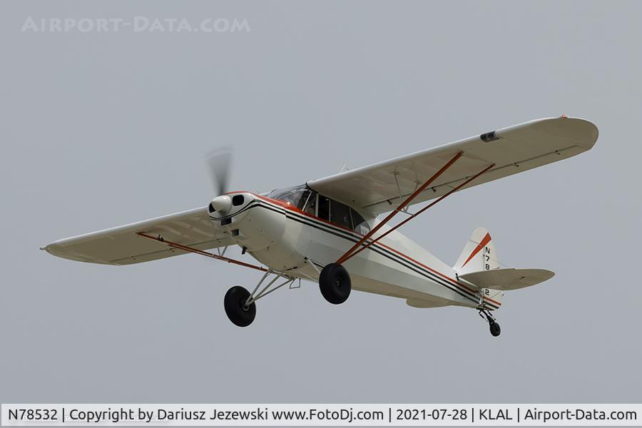 N78532, 1947 Piper PA-12 Super Cruiser C/N 12-3914, Piper PA-12 Super Cruiser  C/N 735934, N78532