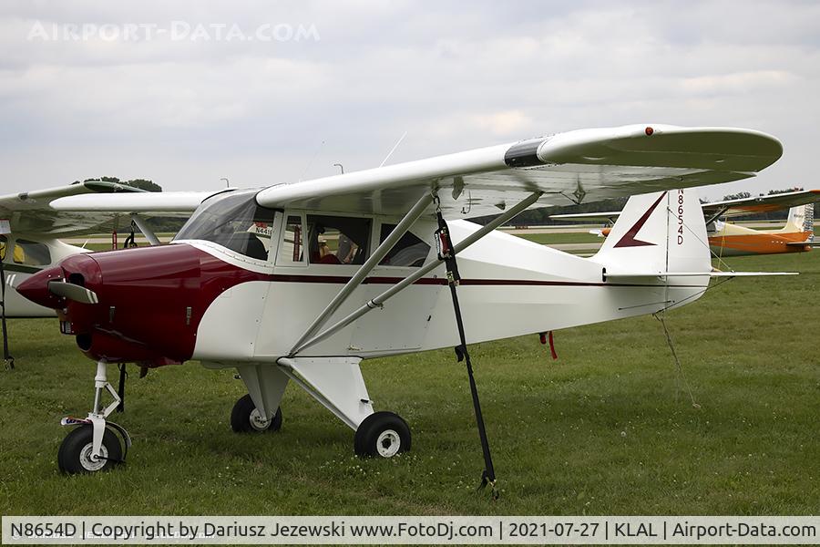 N8654D, Piper PA-22-150 C/N 22-5861, Piper PA-22-150 Tri-Pacer  C/N 22-5861, N8654D