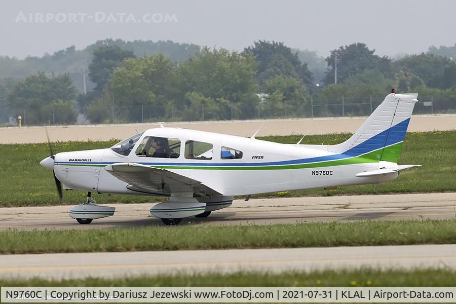 N9760C, 1978 Piper PA-28-161 C/N 28-7816526, Piper PA-28-161 Warrior II  C/N 28-7816526, N9760C