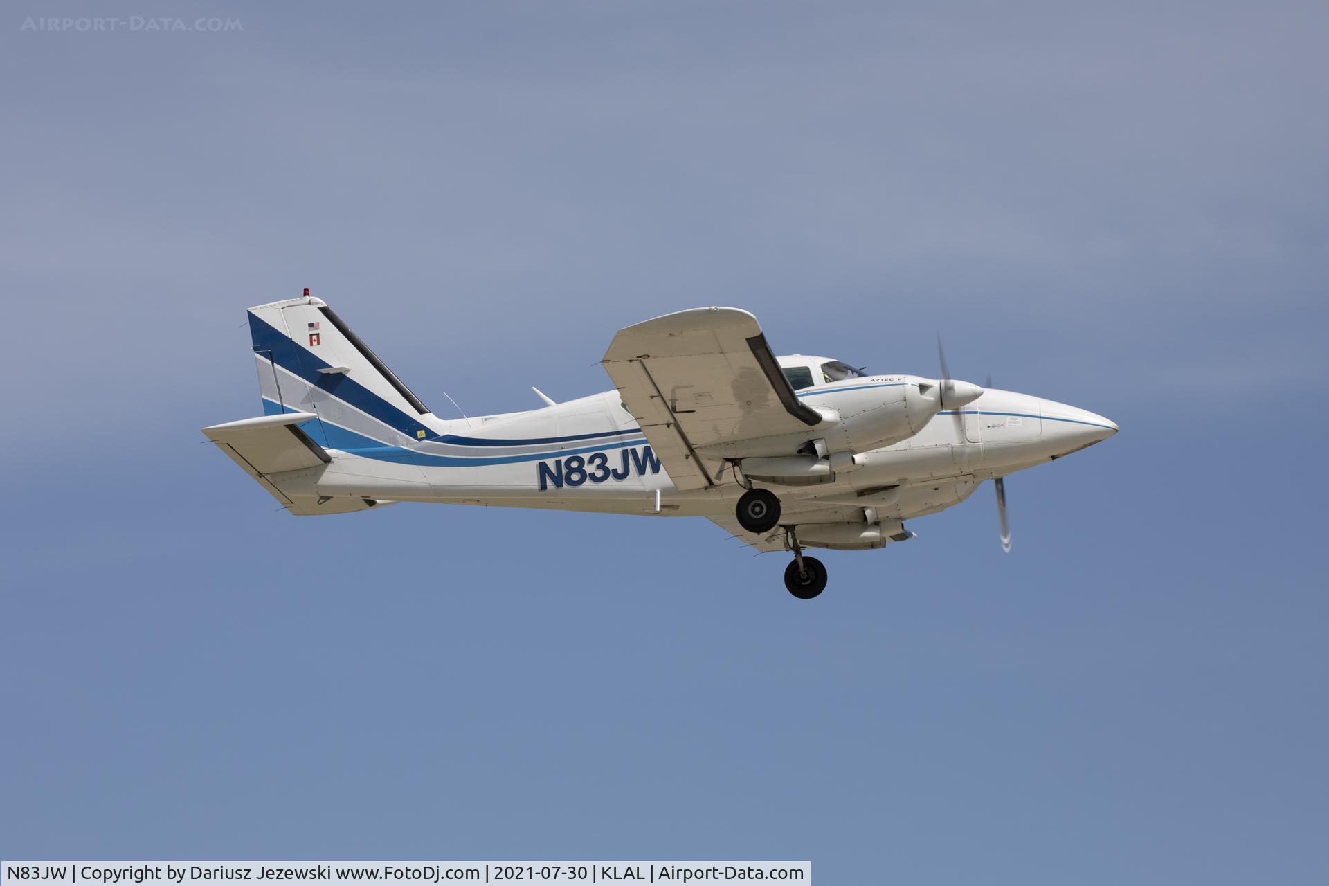 N83JW, 1979 Piper PA-23-250 C/N 27-7954034, Piper PA-23-250 Apache  C/N 27-7954034, N83JW
