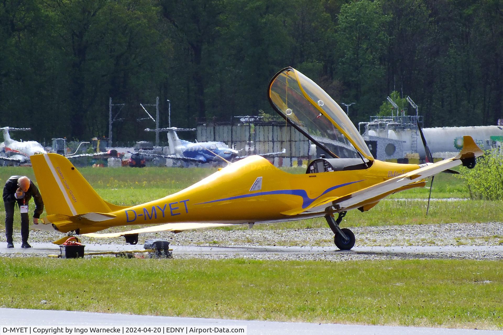 D-MYET, 2022 Elektra Solar Elektra Trainer C/N 001, Elektra Solar Elektra Trainer prototype at the AERO 2024, Friedrichshafen