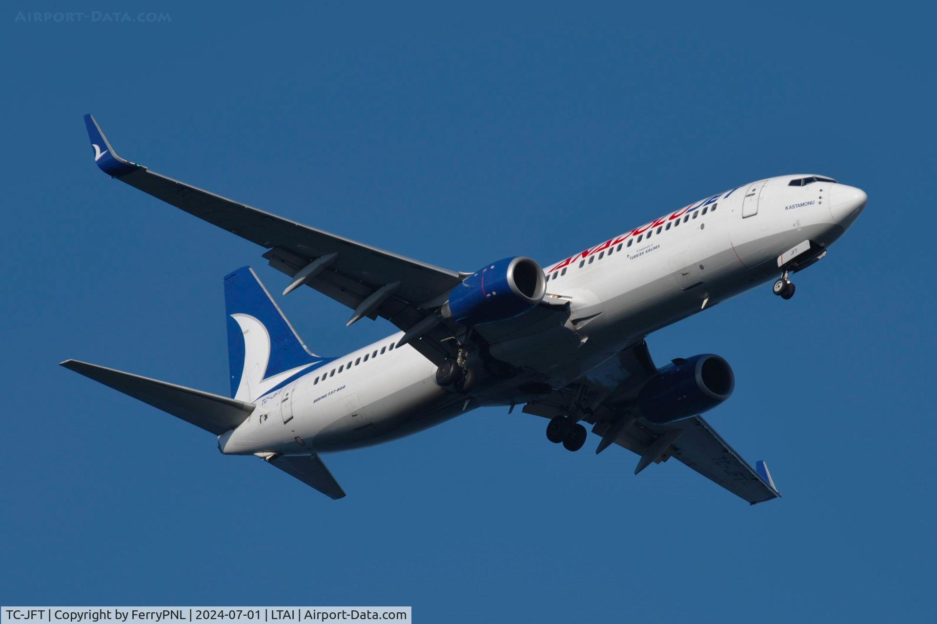TC-JFT, 1999 Boeing 737-8F2 C/N 29780, Anadolu B738