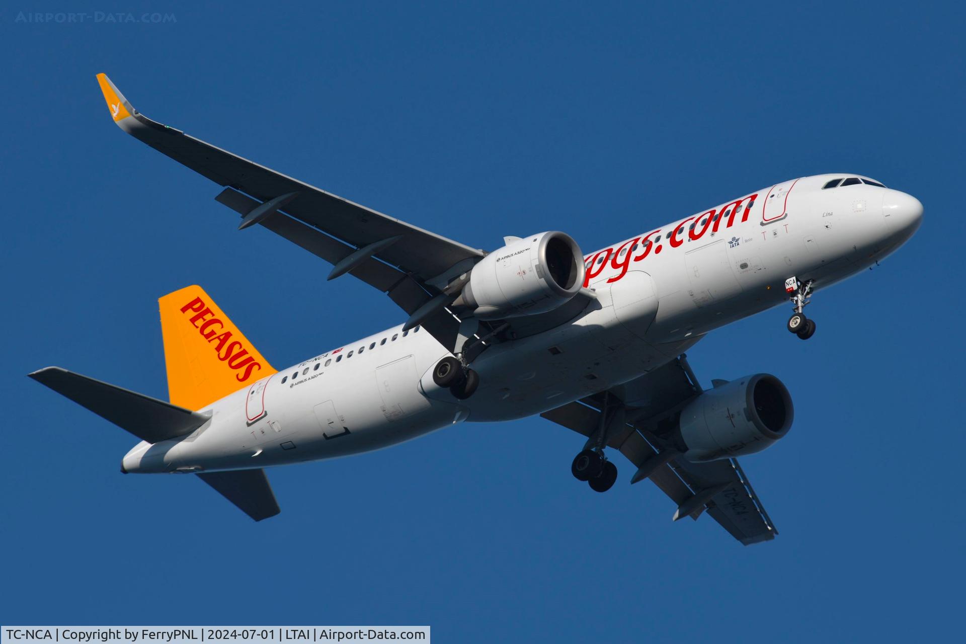 TC-NCA, 2019 Airbus A320-251N C/N 8868, Pegasus A320N Lina Arriving