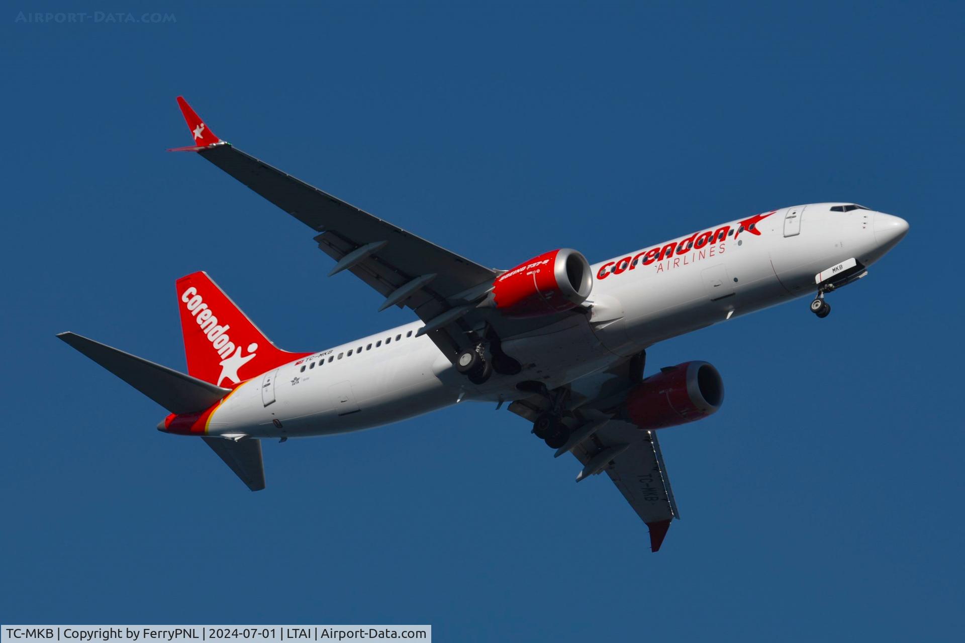 TC-MKB, 2005 Boeing 737-8 MAX C/N 65901, Corendon B738M