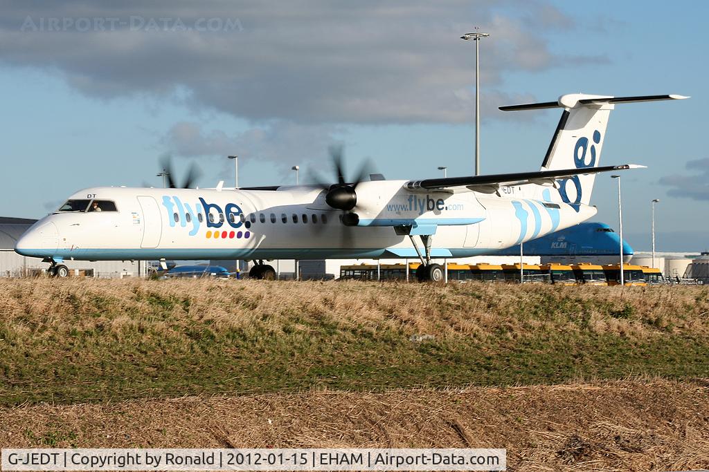 G-JEDT, 2003 De Havilland Canada DHC-8-402Q Dash 8 C/N 4088, at eham