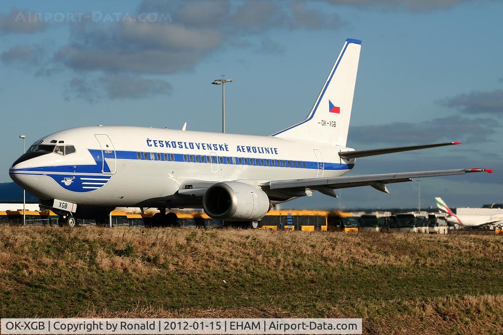 OK-XGB, 1992 Boeing 737-55S C/N 26540, at eham