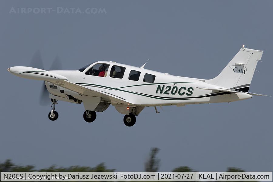 N20CS, Raytheon Aircraft Company A36 Bonanza C/N E-3601, Raytheon A36 Bonanza  C/N E-3601, N20CS