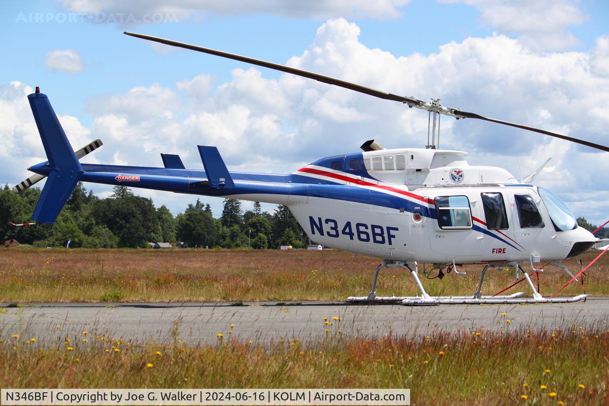 N346BF, Bell Helicopter 206L-4 Long Ranger C/N 52346, Fire support aircraft for the WA DNR.