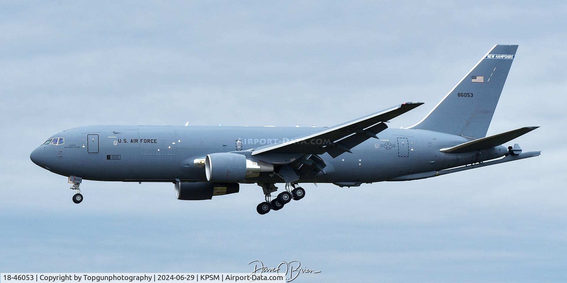 18-46053, 2020 Boeing KC-46A Pegasus C/N 41873, ZOMBIE11 returns from a Presidential CAP mission