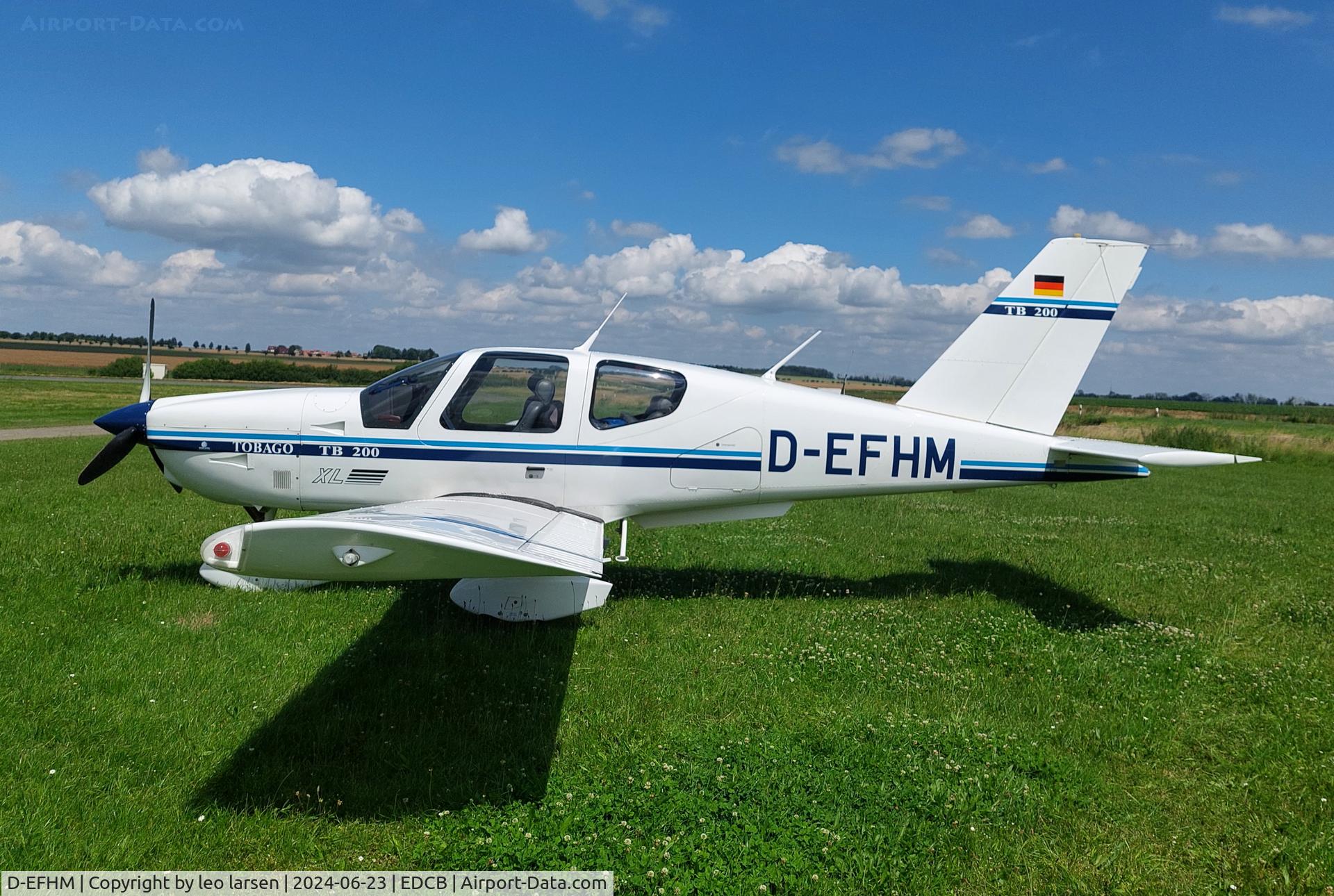D-EFHM, 1995 Socata TB-200 Tobago XL C/N 1748, Ballenstedt 23.6.2024