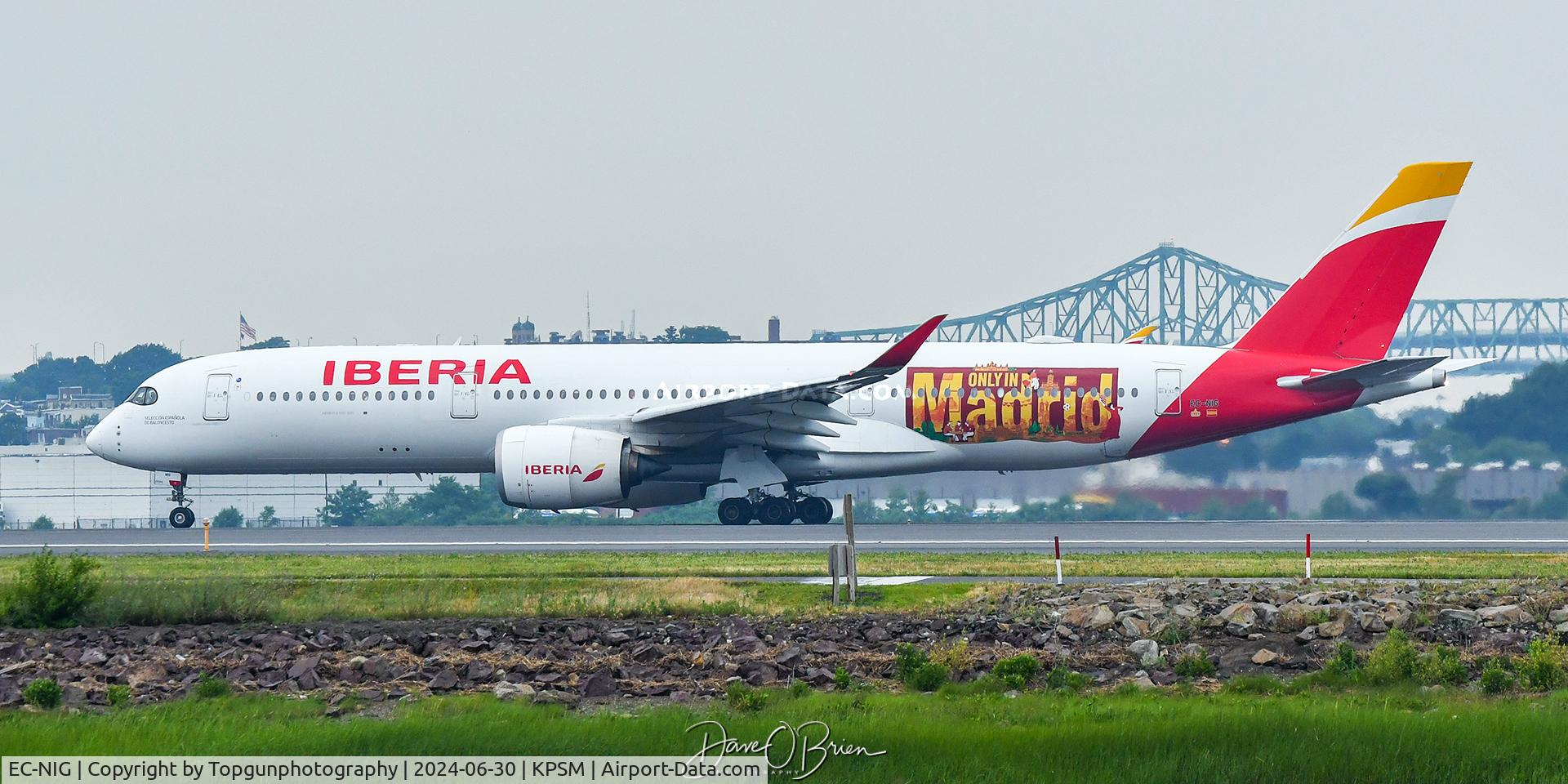 EC-NIG, 2020 Airbus A350-941 C/N 0397, MADRID livery