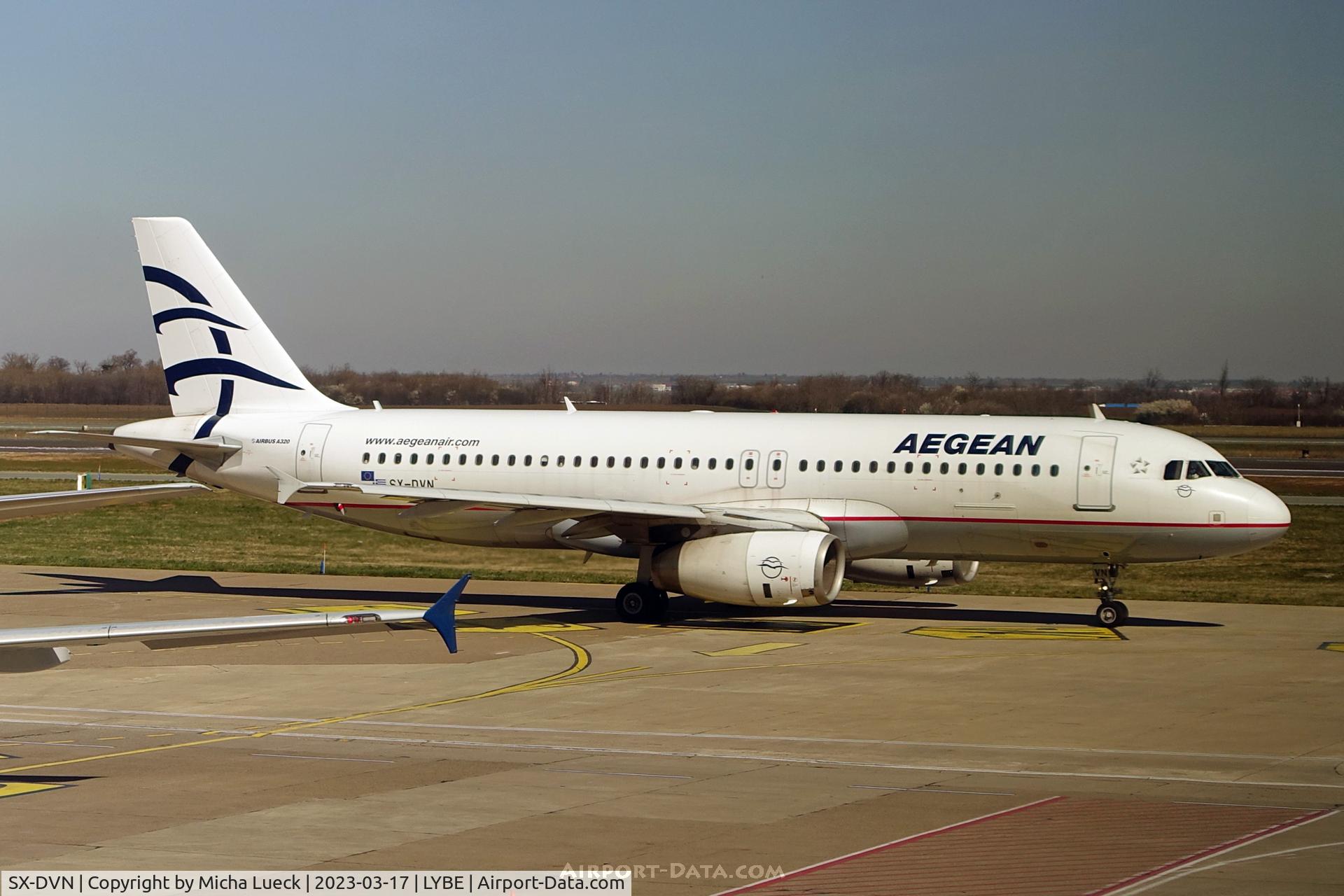 SX-DVN, 2008 Airbus A320-232 C/N 3478, At Nikola Tesla