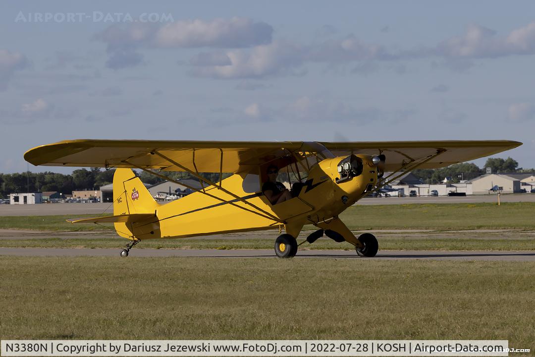 N3380N, 1946 Piper J3C-65 Cub Cub C/N 22580, Piper J3C-65 Cub  C/N 22580, NC3380N