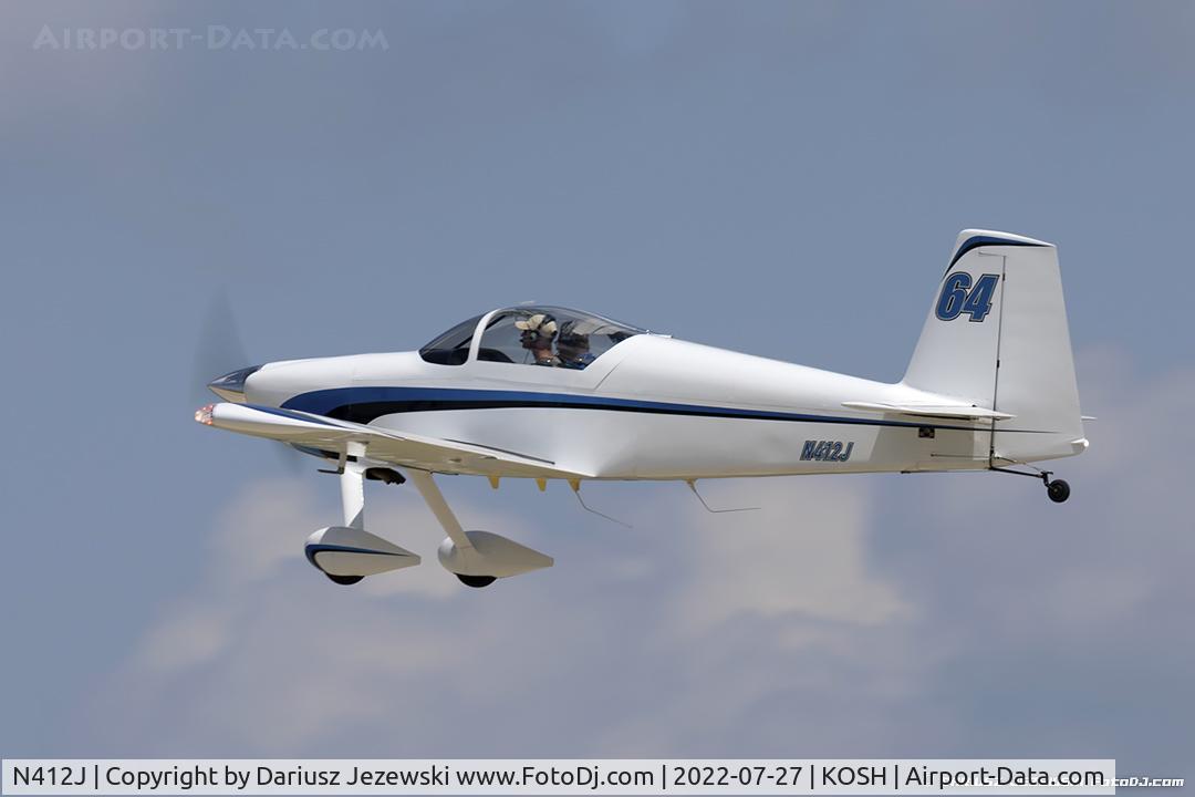 N412J, 2022 Van's RV-7 C/N 72492, Vans RV-7  C/N 72492, N412J