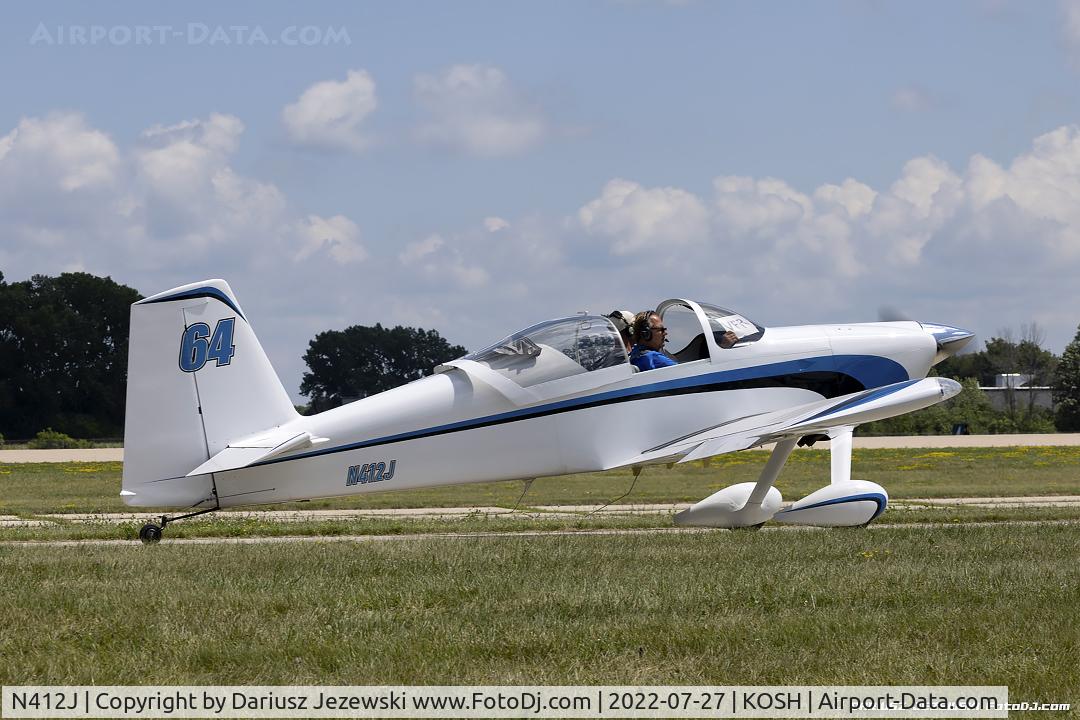 N412J, 2022 Van's RV-7 C/N 72492, Vans RV-7  C/N 72492, N412J