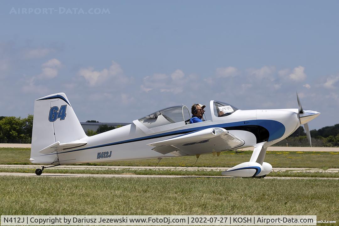 N412J, 2022 Van's RV-7 C/N 72492, Vans RV-7  C/N 72492, N412J