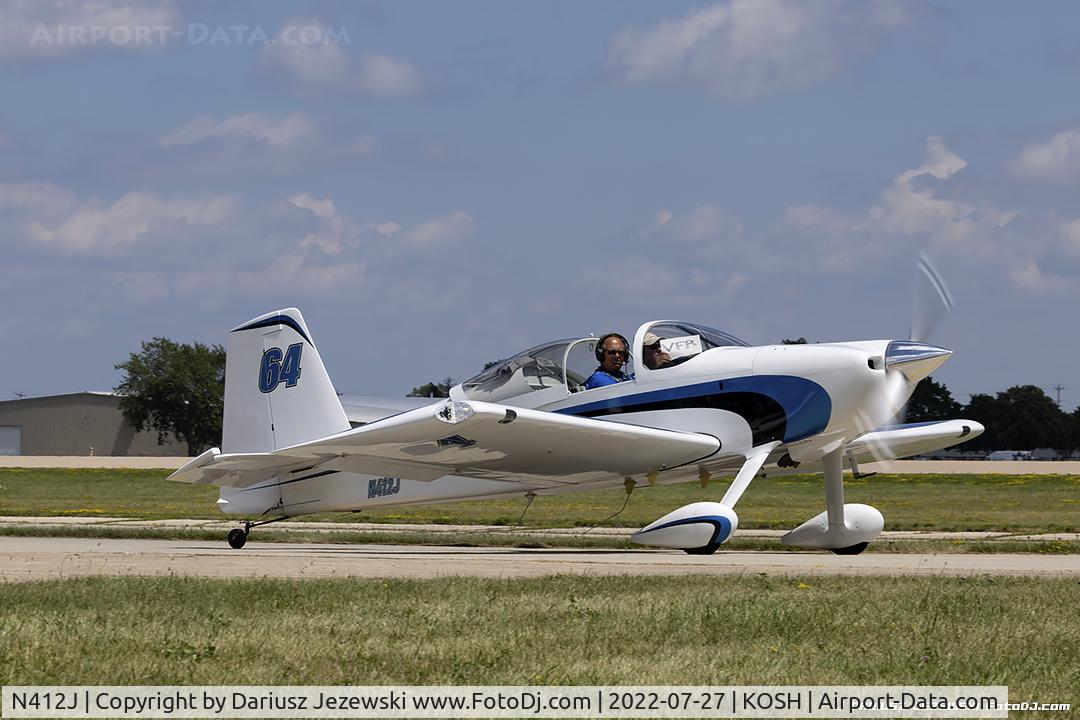 N412J, 2022 Van's RV-7 C/N 72492, Vans RV-7  C/N 72492, N412J