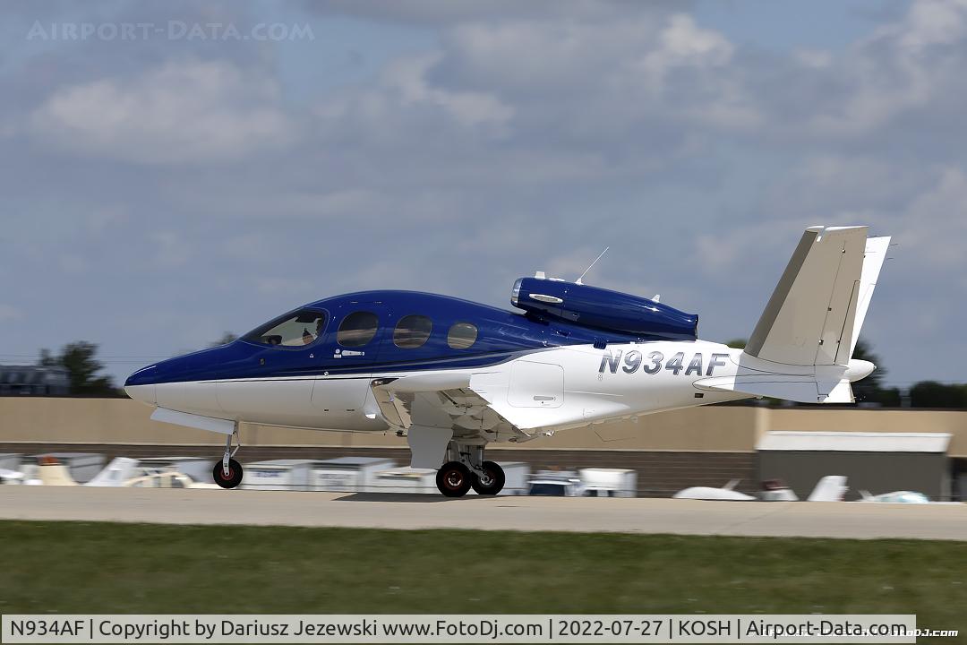 N934AF, 2018 Cirrus SF50 C/N 0074, Cirrus SF50 Vision  C/N 74, N934AF