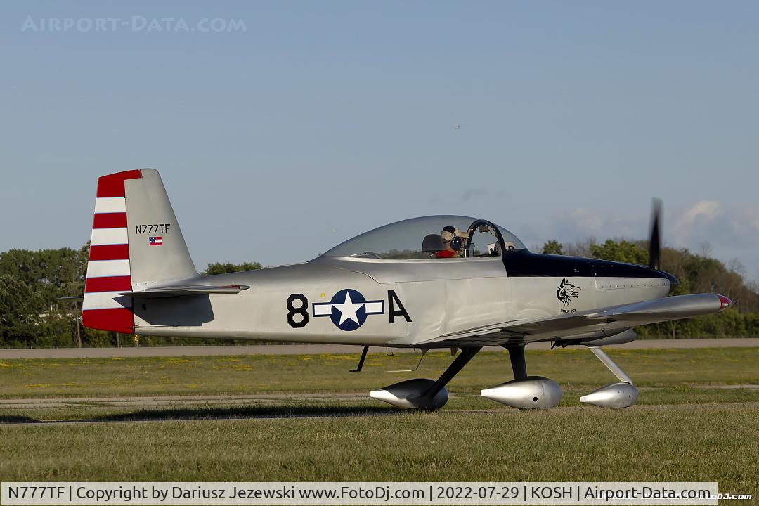 N777TF, 2011 Vans RV-8 C/N 82649, Vans RV-8  C/N 82649, N777TF