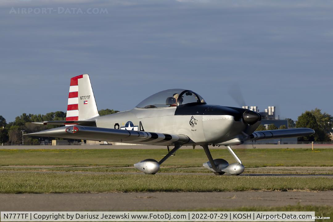 N777TF, 2011 Vans RV-8 C/N 82649, Vans RV-8  C/N 82649, N777TF