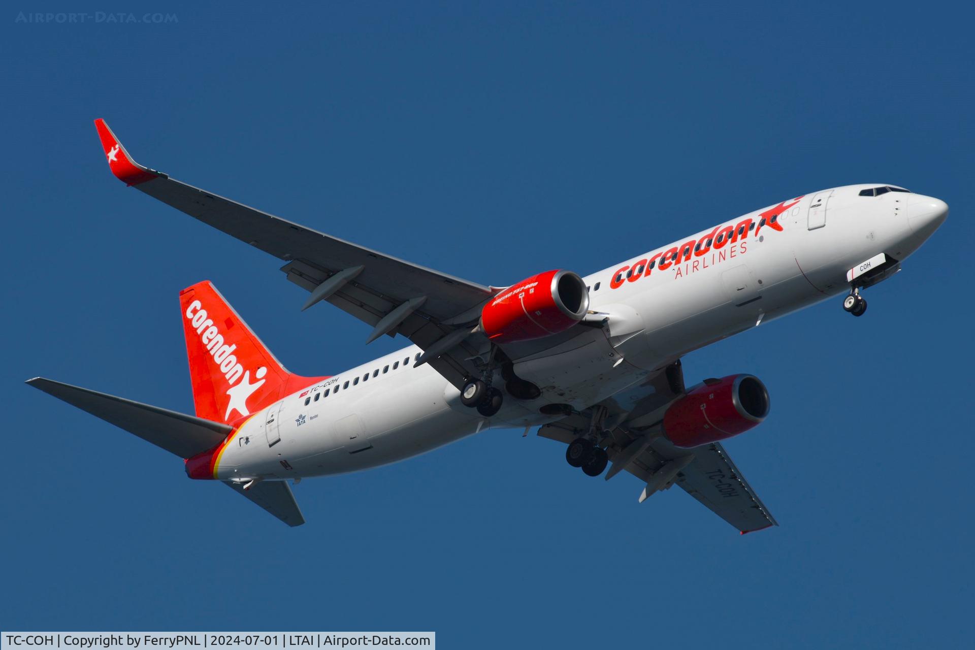 TC-COH, 2012 Boeing 737-8EH C/N 35850, Corendon B738
