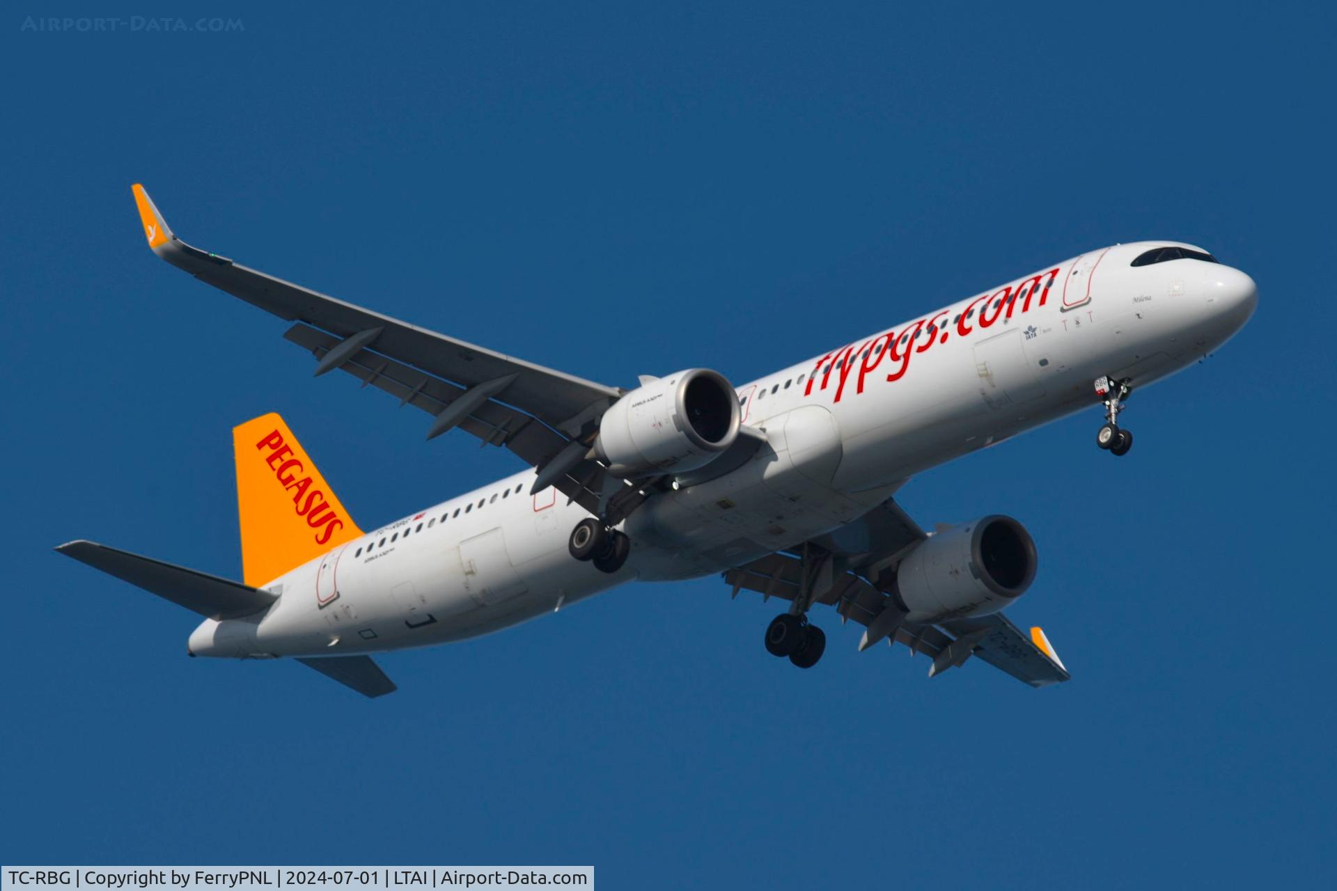 TC-RBG, 2020 Airbus A321-251NX C/N 10007, Pegasus A321 