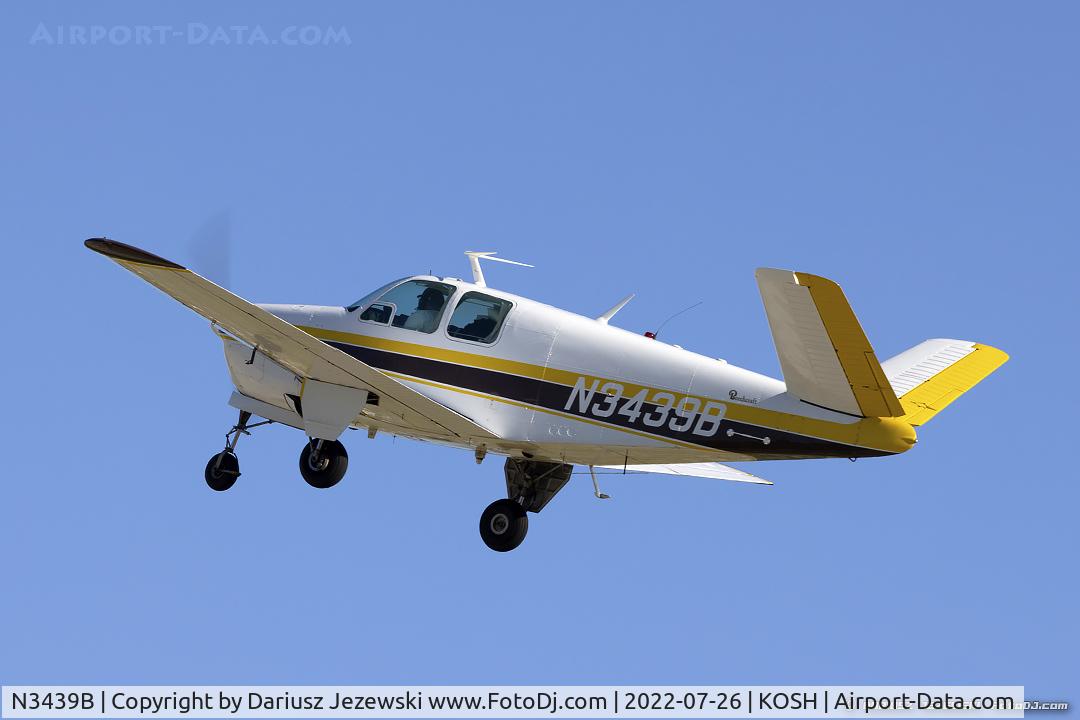 N3439B, 1953 Beech D35 C/N D-3677, Beech D35 Bonanza  C/N D-3677, N3439B