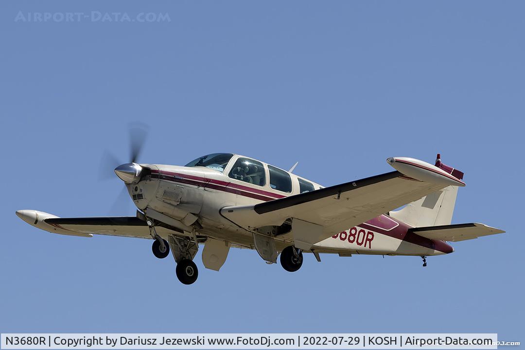 N3680R, 1980 Beech A36 Bonanza 36 C/N E-1717, Beech A36 Bonanza  C/N E-1717, N3680R