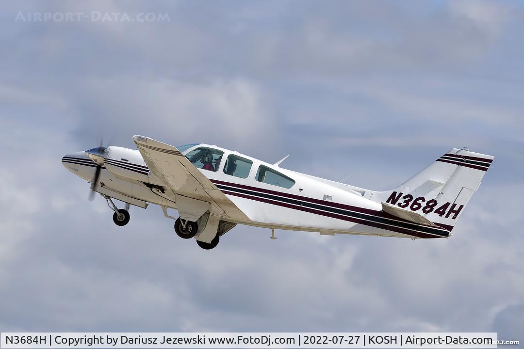 N3684H, 1981 Beech E-55 Baron C/N TE-1180, Beech E55 Baron  C/N TE-1180, N3684H